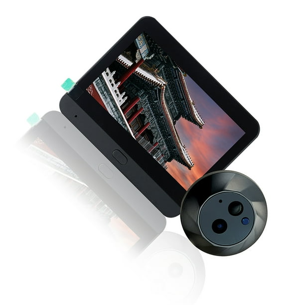 Bearachild Timbre de intercomunicación con vídeo Wifi inteligente para portero electrónico de seguridad en el hogar con cámara de puerta Wi Fi Cerraduras de hardware