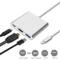thumbnail image 5 of Adaptador USB-c a Hdmi (compatible con 4k/30hz) - Cable convertidor tipo C 3 en 1 para Macbook Pro 2017/2018, Macbook, Mac Pro Rojo Verde, 5 of 5