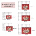 thumbnail image 6 of Christmas Outdoor Rug 3x5 Ft, Non Slip Washable Area Rug, Red Cardinal Pine Cone Branches Snowflake Patio Rugs Carpet Runner, Large Floor Mat for Indoor/Outdoor Deck Porch Camping, 6 of 8