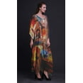 thumbnail image 3 of Phagun Monuments Plage Caftan Couvre-Maillot Bikini Robe Maxi pour Femmes Long Caftan-TG-2X-3X, 3 of 4