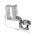 thumbnail image 2 of Máquinas de coser bordadas y acolchadas Máquina de coser pie para zurcir Prensatelas de regla de metal, vástago bajo, no abierto Methold HA5618-05B, 2 of 6