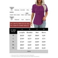 thumbnail image 7 of a.Jesdani Womens Blouses Short Sleeve Tunic Tops Pleated Casual Summer Shirts m-3x, 7 of 7