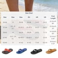 thumbnail image 3 of CQONEPT Women Men Flip Flops Summer Beach Slippers Waterproof Non Slip Outdoor Pool Slides Indoor Casual Shower Sandals Blue 5-5.5, 3 of 7