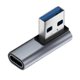 thumbnail image 1 of USB 3.0 Male to Type C Female 90 Degree Right Angle Extension Adapter USB C, 1 of 5