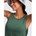 thumbnail image 5 of CRZ YOGA Pima Cotton Tank Tops for Women Workout Yoga Running Loose Crop Sleeveless Shirts, 5 of 6