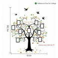 thumbnail image 5 of Family Tree Wall Decal - Heart Shaped Wall Sticker with 9 Large Photo Picture Sticker Frames, 5 of 7