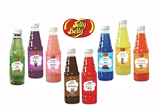 Jelly Belly Flavored Syrups- Multi Flavor 8 Pack by