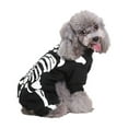 thumbnail image 4 of Xiwaer Halloween Christmas Fashion Pet Cat And Dog Bottoming Floral Print Breathable Dress, L, 4 of 9