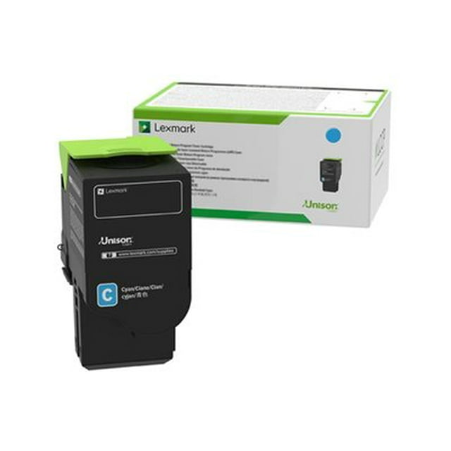 Lexmark - Rendement Extra Élevé - cyan - original - Cartouche de toner LCCP, Lexmark Corporate - pour Lexmark CS421dn, CS521dn, CS622de, CX421adn, CX522ade, CX622ade, CX625ade, CX625adhe