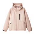 thumbnail image 5 of Windbreaker Jacket Women Lightweight Long Sleeve Windproof Waterproof Zip Up Hooded Hiking Jackets with Pockets, 5 of 5
