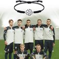 thumbnail image 4 of 20 Piezas De Pulseras De Fútbol, Pulseras De Cuerda De Mano De Fútbol Tejidas Ajustables, Pulsera De Cuerda Trenzada Con Abalorio De Fútbol, Pulseras De Jugador De Fútbol Para Adolescentes, Equipo De Muyoka Hogar, 4 of 5