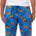 thumbnail image 4 of Rock Em Sock Em Pajamas Men's Robots Lounge Bottom Pj Pants, 4 of 7