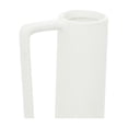 thumbnail image 5 of CosmoLiving by Cosmopolitan 13", 12", 11"H White Ceramic Vase with Handles, Set of 3, 5 of 12