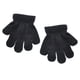 thumbnail image 1 of Guantes de cinco dedos monocromáticos cálidos de invierno para niños., 1 of 5