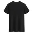 thumbnail image 4 of Black Men Tshirt Mens Basic T Shirts Men's Heavy Weight Crew Neck T-Shirt Mens Premium Cotton Tee, 4 of 5