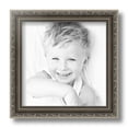 thumbnail image 2 of ArtToFrames 9x9" Antique Silver Picture Frame, Silver Wood Poster Frame, with Regular Glass and Foam Backing 3/16 inch (FBPL-4562), 2 of 8