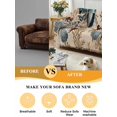 thumbnail image 5 of Vintage Teal Butterfly Couch Cover, Vintage Brown Tree Branch Sofa Cover Blanket for 2 Seat Cushion, Sectional Sofa Slipcover Furniture Protector for Living Room Bedroom 71''x102'', 5 of 9