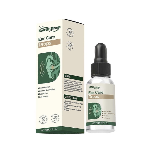 1-3pcs Ear Care Drops for Ringing Ears, Gentle Formula Ear Drop with Natural Botanical Extracts for Tinnitus Relief, Buzzing Ears