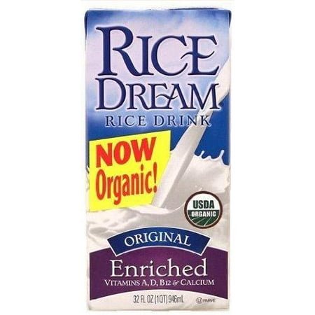 12 Pack :      Rice Dream Enriched Unsweetened Milk, 32 Ounce Aseptic