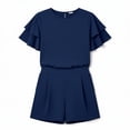 thumbnail image 4 of Gfyviroh 2 Piece Sets for Women Short Sleeve Crew Neck Tops and Loose Shorts Lounge Sets Lightweight Plus Size Comfortable Summer Outfit Sets, 4 of 4