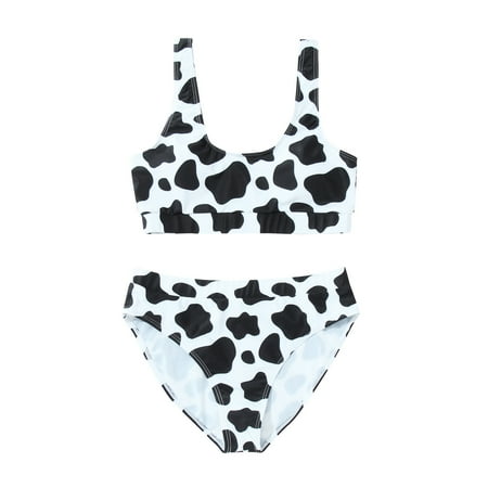 

koaiezne Women s Swimsuit Parent-Child Bikini Split 2 Piece Swimsuit Mother Daughter Swimsuit Suit Bikini Pajamas for Family of 4 Set Family Christmas Pajamas Set Short Sleeve