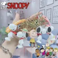 thumbnail image 2 of Llavero con dibujos animados de Snoopy y Charlie Brown, bonito llavero de muñeco de PVC con animación de PEANUTS para hombres y mujeres, accesorios para llaves de coche, mochila colgante, 2 of 5