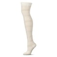 thumbnail image 2 of MeMoi Women's Variegated Sheer Stripe Over The Knee Socks - Womens - Female, 9-11, Ivory, 2 of 6