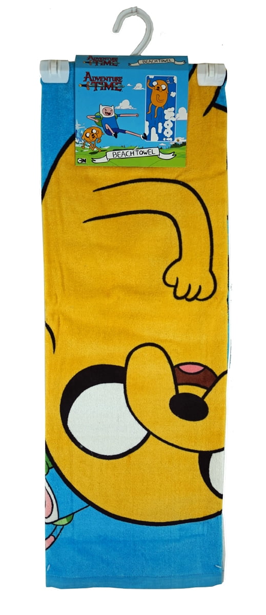 Adventure Time Woo 28x58 Fiber Reactive Cotton Beach Towel 