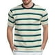 thumbnail image 1 of Tops para hombre, blusas y camisas de cuello redondo y manga corta para hombre, top casual de verano para hombre, top/camisa de cuello redondo y manga corta con solapa y estampado a rayas para hombre,, 1 of 2