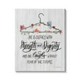 thumbnail image 2 of Stupell Industries Clothed With Strength Dignity Chic Motivational Laundry Phrase, 30 x 40,Design by Kristen Brockmon, 2 of 5
