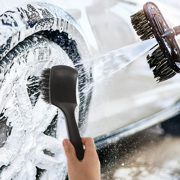 Raindrops Car Cleaning Brush for Tires Mat Carpet Cleaning Brush Scrub Brush for Floor Mats Car Wheel Hub Cleaning Brush for Car Interior