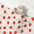 thumbnail image 2 of Sigee Hand Drawn Strawberry for Pet Blanket for Dog Cat Puppy Blanket Cat Blankets for Small and Medium Pets-Small, 2 of 8