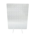 Acrylic Pegboard Display Stand Transparent Jewelry Organization Craft