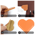 thumbnail image 2 of 4 Pieces Leather Heart Bookmark Page Corner Bookmark Personalized Handmade Reading Book Marker for Bookworm Book Lover Gifts, 2 of 5