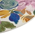 thumbnail image 6 of Rugs.com Blossom Collection Rug – 10 Ft Round Ivory Medium Rug Perfect For Kitchens, Dining Rooms, 6 of 8