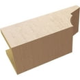 thumbnail image 6 of Ekena Millwork 6"W x 6"H x 16"L Monterey Woodgrain TimberThane Rafter Tail, Primed Tan, 6 of 6