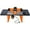 Black+Orange, variant on LuckyNote Benchtop Router Table, Aluminum Router Table with Extension Wings & Fence, Includes Miter Gauge for Woodworking, Black Orange