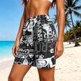 thumbnail image 5 of Ounisa Women's Summer Resort Relaxed Fit Shorts Comfy Stretchy Non Binding Breathable Lightweight Soft Shorts, 5 of 6