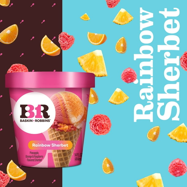 Rainbow Sherbet 14oz | Yogurt treats for restaurants - Walmart