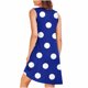thumbnail image 5 of Camisón sin mangas con bolsillos y estampado para mujer, camisón plisado con cuello redondo, vestido de poliéster para mujer, 5 of 7
