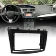thumbnail image 1 of Radio Face Panel, Black Stereo Plug and Play Gapless Dash Fascia Frame  for Car Modification, 1 of 7