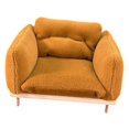 thumbnail image 3 of Sillón para casa de muñecas, 10x8x6,5 cm, escala 1:12. Mueble elegante para sala de estar. Naranja, 3 of 9