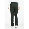 thumbnail image 2 of Dickies Essence Women Scrubs Pant, Mid Rise Straight Leg Drawstring, Plus Size, DK106, 3XL, Black, 2 of 7