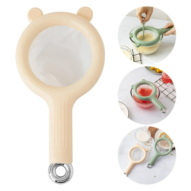 EGNMCR Water Filters Soy Milk Filter Kitchen Slag Filter Mesh Screen Mesh Filter Spoon Baby Broken Wall Juicer Filter Artifact soy milk separator