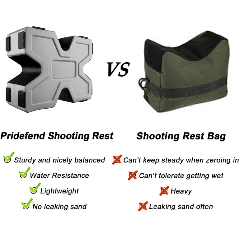 Shooting Block Pridefend Shooting Rest - Non-Slip Rifle Pistol Bench ...