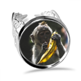 thumbnail image 1 of Organismo animal terrestre de mono Anillo de compromiso de boda de amor ajustable Unbranded M, 1 of 3