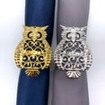 thumbnail image 3 of 12PCS owl Napkin Rings Decorate Your Table in Christmas, Thanksgiving, Birthday, Wedding, Commemoration Day, Business Banquet and Other Festivals and Occasions, 3 of 6
