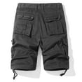 thumbnail image 3 of Men's Stretch Cargo Shorts, Casual Cotton Work Shorts Summer Outdoor Hiking Travel Golf Shorts with Multi Pockets, 3 of 6