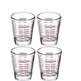 thumbnail image 1 of Chef Set De 4 Vasos Medidor De Vidrio, Vaso De Espresso Xtellar transparente, 1 of 3