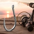 thumbnail image 4 of NIBOLOG 30Pcs/Set 1-15 Fishing Hooks Sharp Rustproof Anti-corrosion Titanium Alloy Heavy Duty Barbed Carp Fishing Fishhooks Angling Supplies, 4 of 8